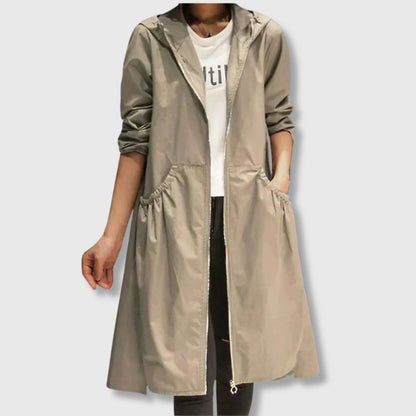 Roberta™ - Gabardina comprida para conforto