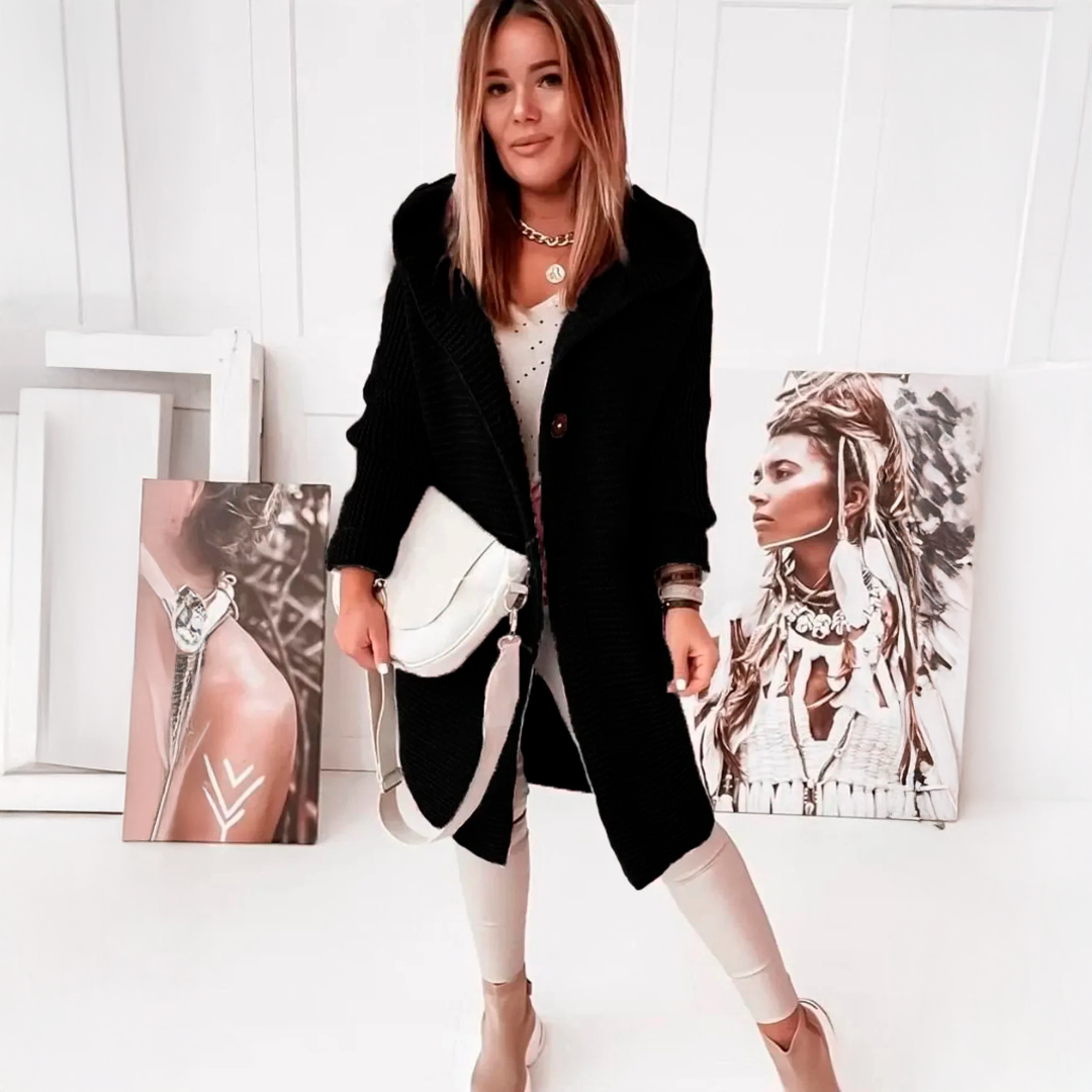 Cristina™ - Casaco de Malha Elegante