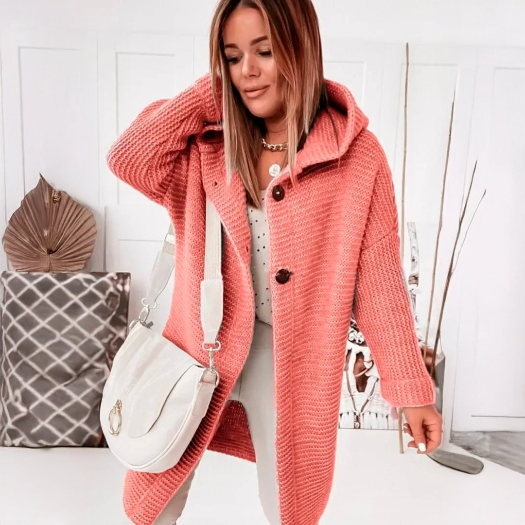 Cristina™ - Casaco de Malha Elegante