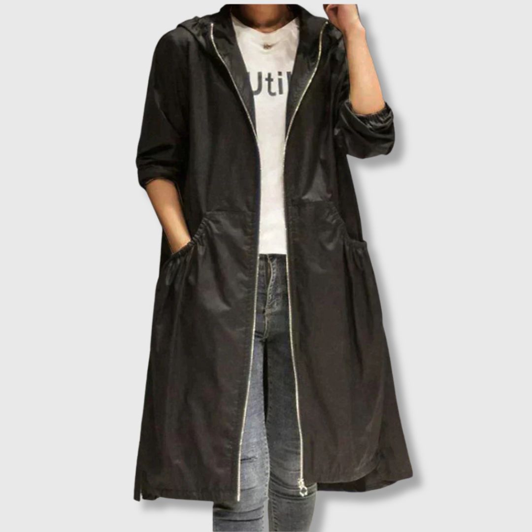 Roberta™ - Gabardina comprida para conforto