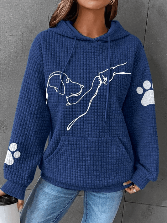 Sweatshirt confortável e quente com capuz