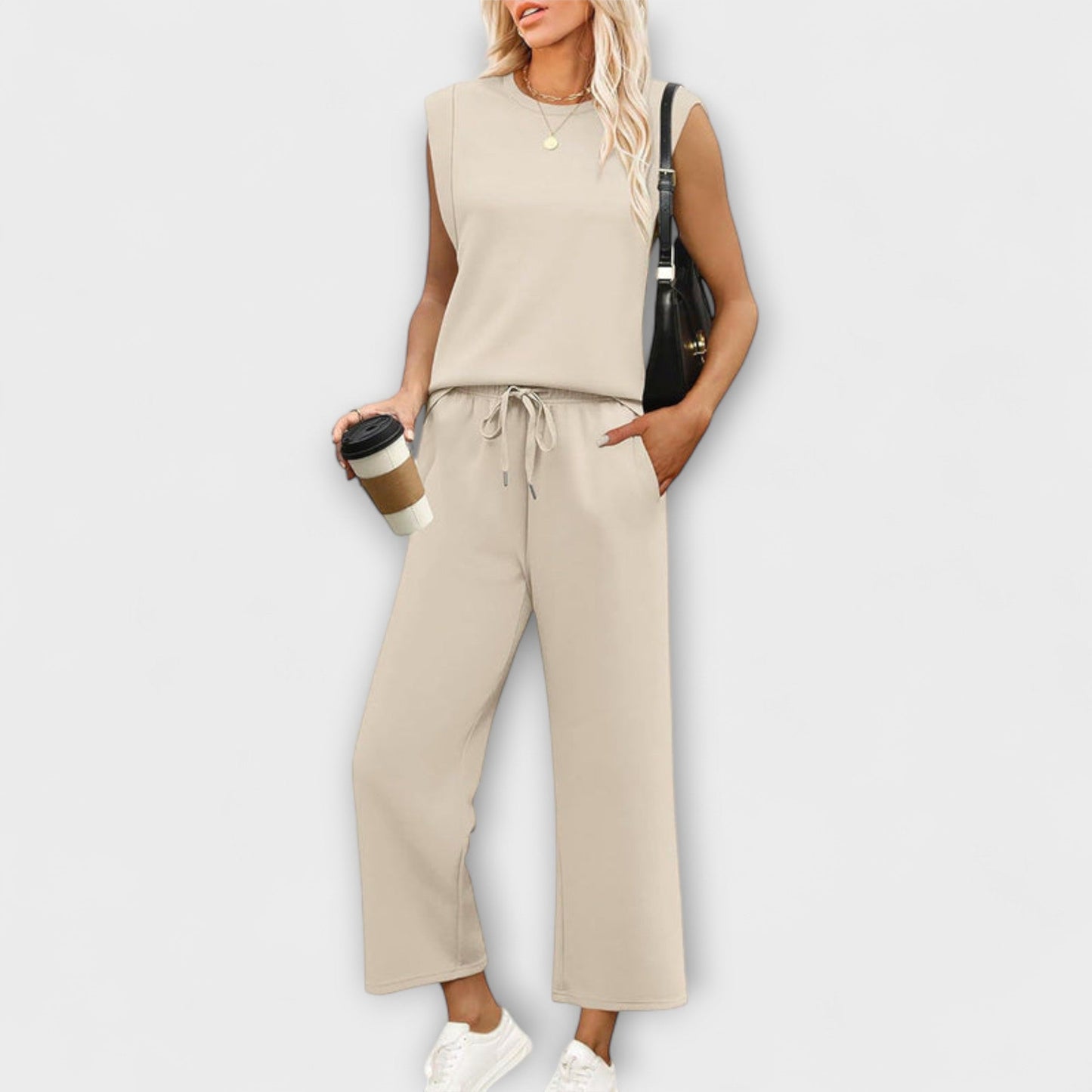 Lourdes™ - Conjunto feminino de duas peças