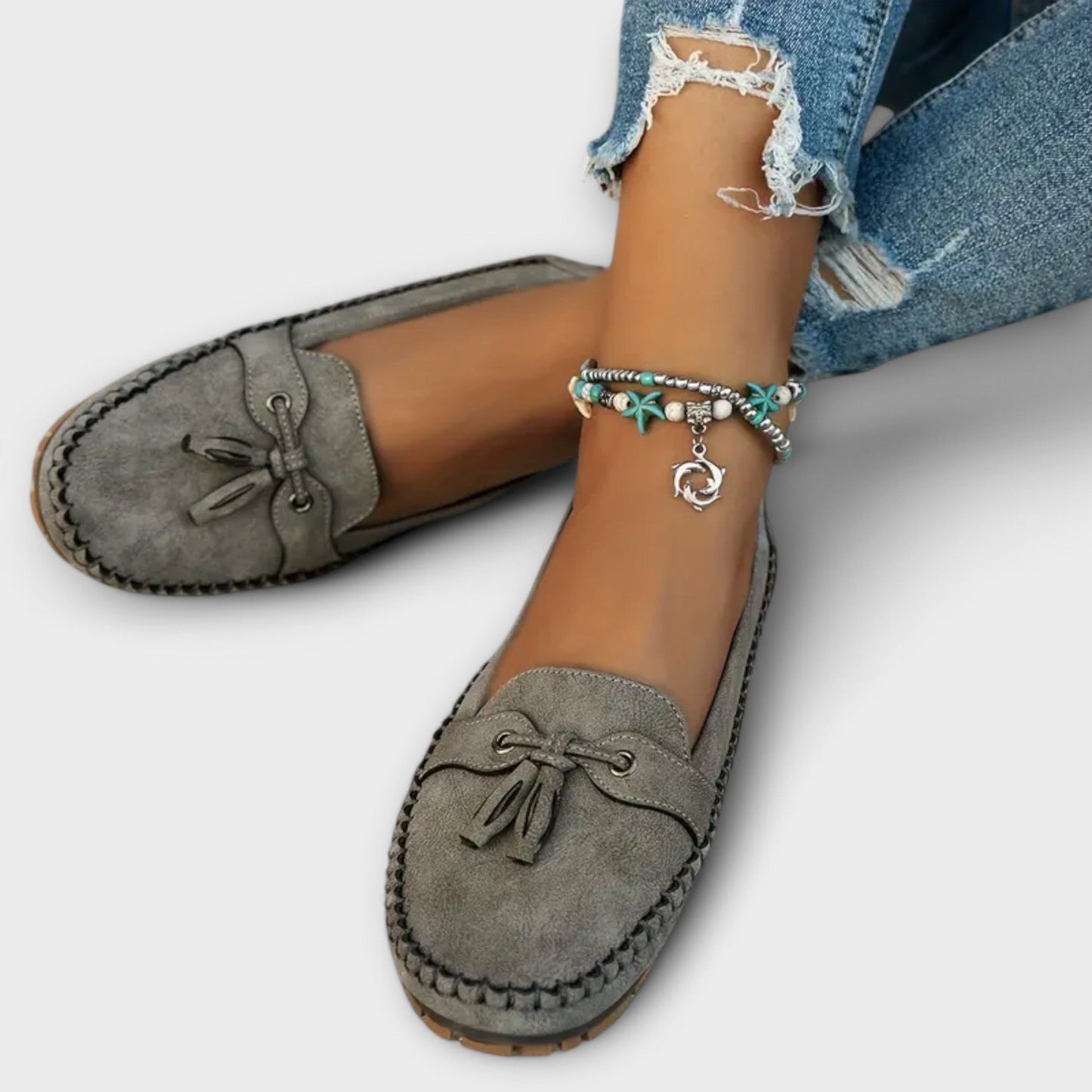 Teresa™ - Mocassins de pele