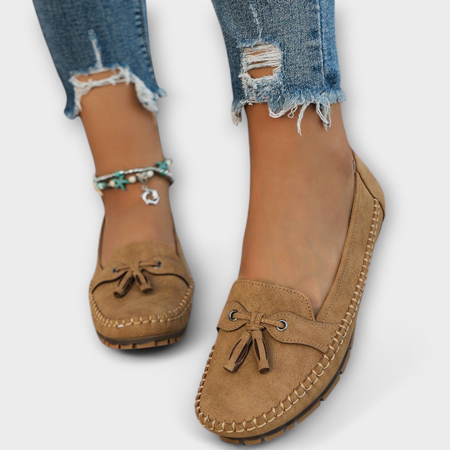 Teresa™ - Mocassins de pele