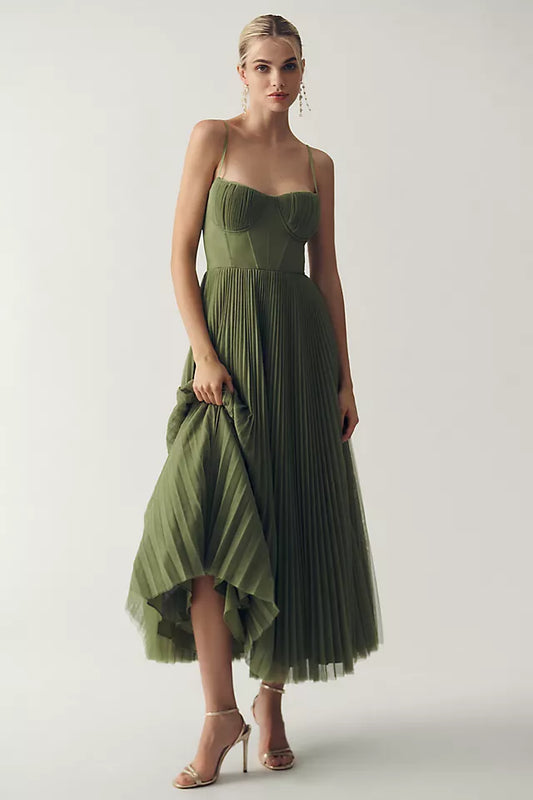 Claire™ | Abito in Tulle Plissettato