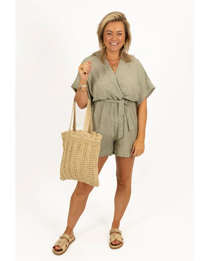 Verona - Linnen Playsuit