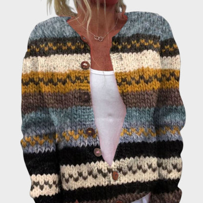 Eva™ - Cardigan Floral de Outono