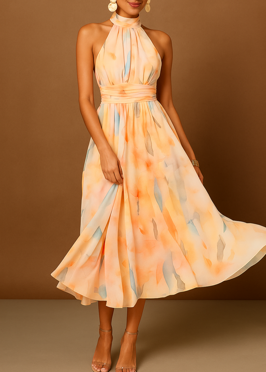 Cheryl - Maxi Dress Fluttuante Pastel Dream