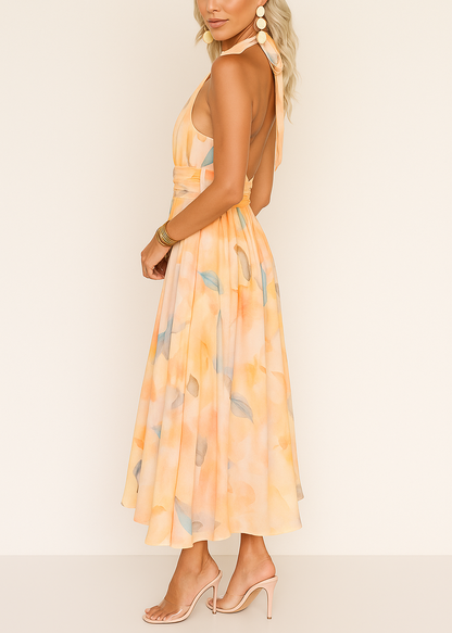 Cheryl - Maxi Dress Fluttuante Pastel Dream