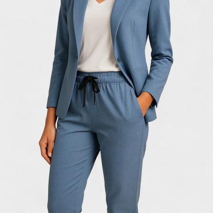 Gabriela™ - Conjunto Elegante com Casaco e Calças