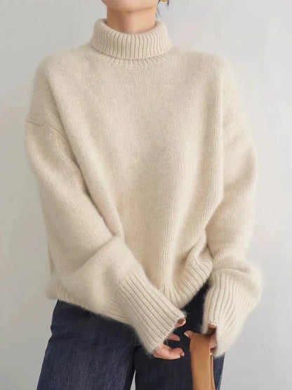 Isabella™ - Pullover de gola alta em caxemira