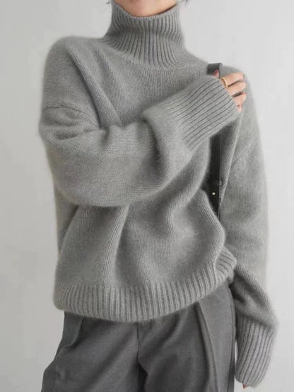 Isabella™ - Pullover de gola alta em caxemira
