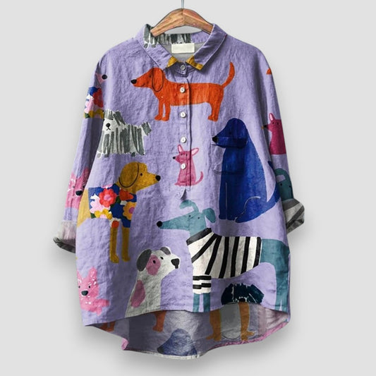CAMILLA | Camicia da Donna Elegante con Stampa Artistica