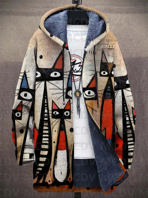 Kiara™ | Cardigan Luxuoso com Inspiração Artística