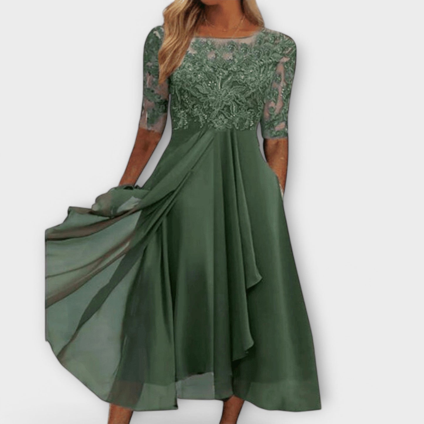 Sara™ – Vestidos Elegantes para Convidadas de Casamento