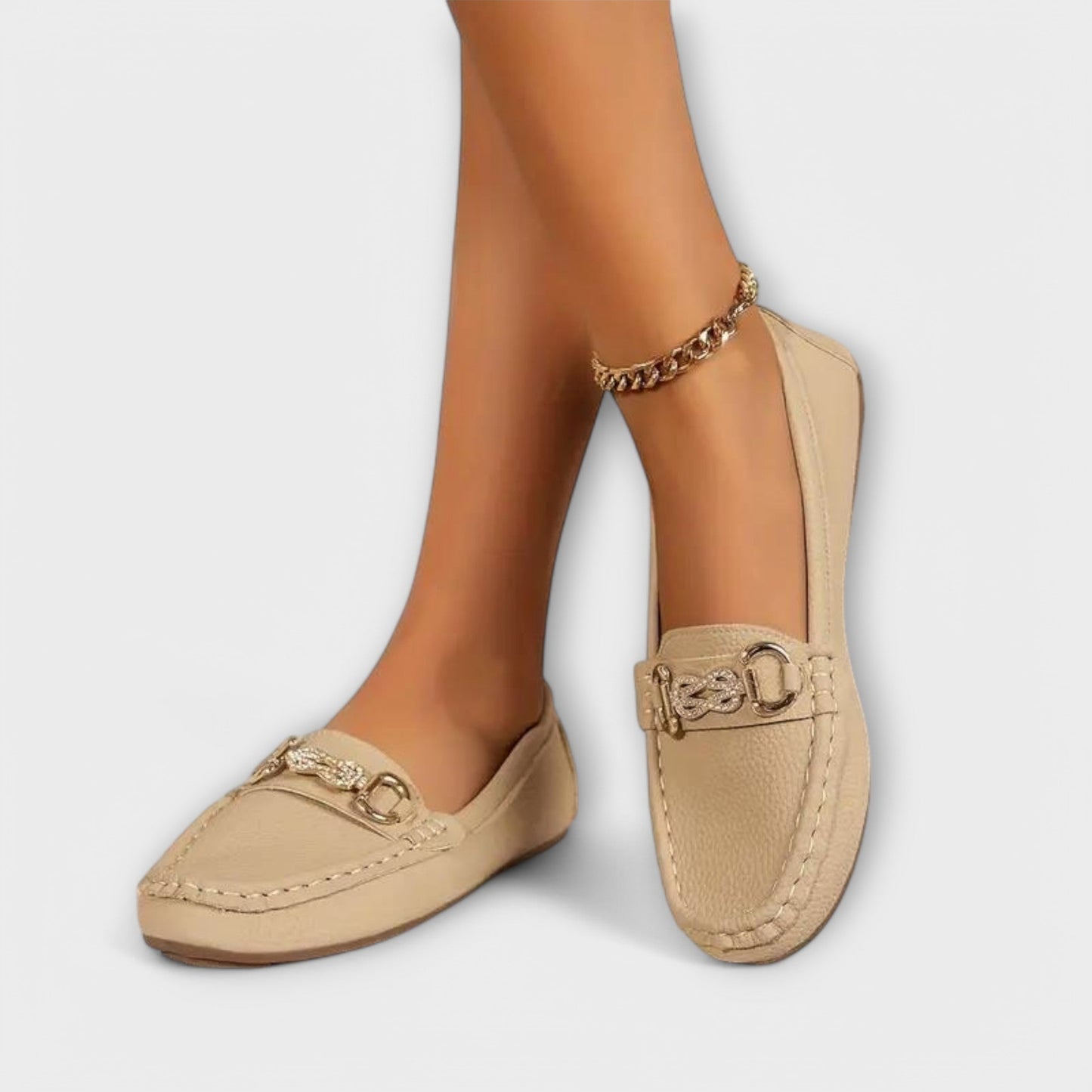 Cristina™ - Mocassins de pele