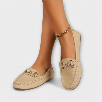 Cristina™ - Mocassins de pele