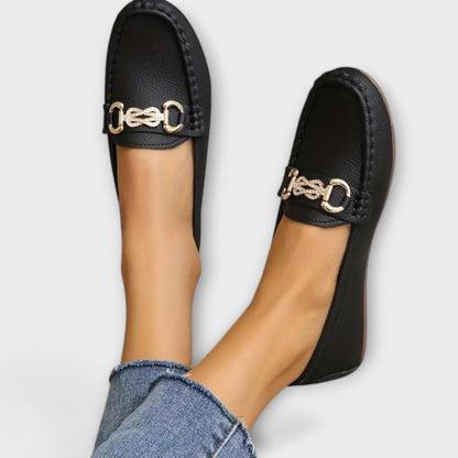 Cristina™ - Mocassins de pele