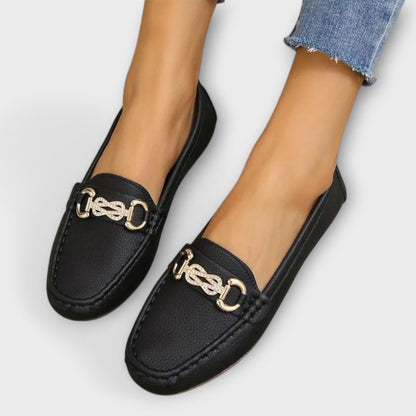 Cristina™ - Mocassins de pele
