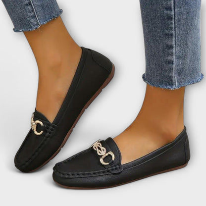 Cristina™ - Mocassins de pele