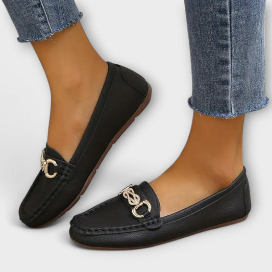 Cristina™ - Mocassins de pele