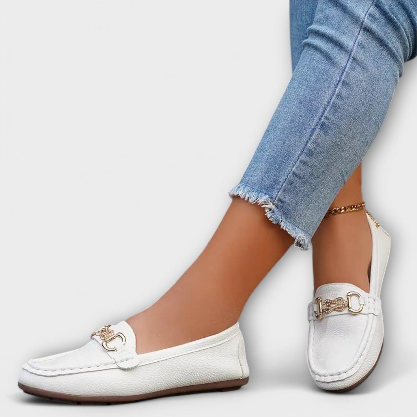 Cristina™ - Mocassins de pele