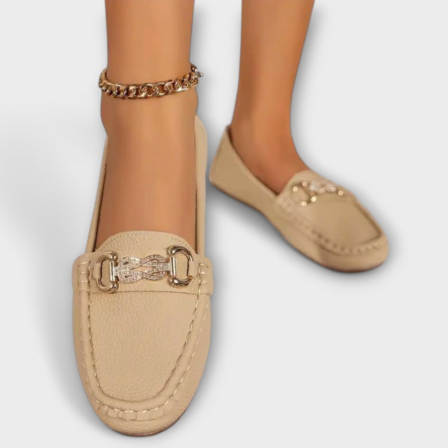 Cristina™ - Mocassins de pele