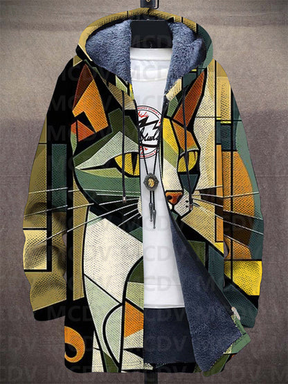 Lowanna™ | Cardigan Luxuoso com Inspiração Artística