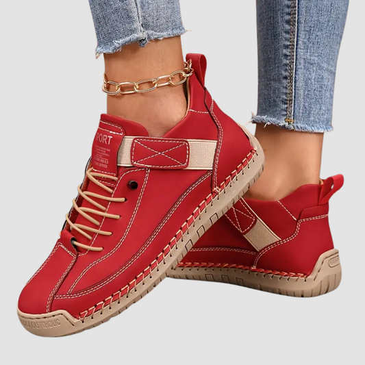 Sophie™ | Comfortable Red Rando Footwear
