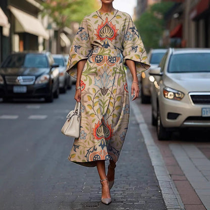 Grace™ - Abito Elegante con Collo Rotondo