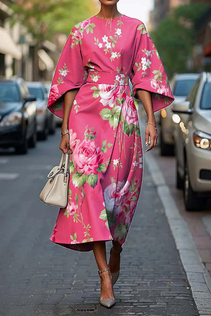 Grace™ - Abito Elegante con Collo Rotondo