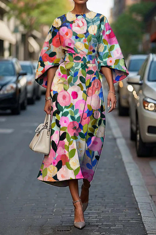 Grace™ - Abito Elegante con Collo Rotondo