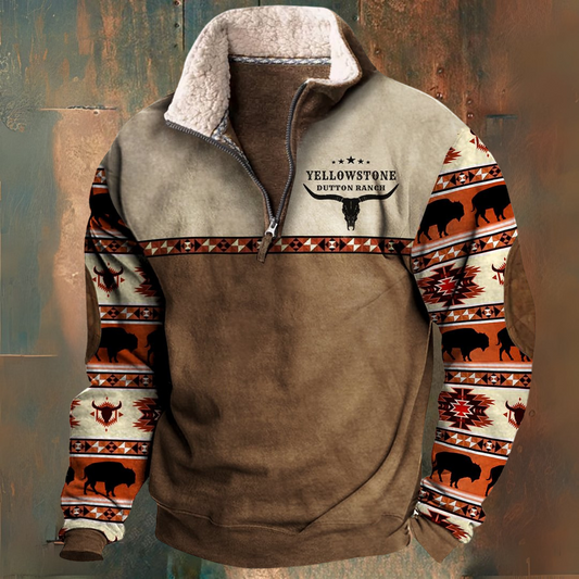 RODEO — Casaco de Meio-Zip de Outono-Inverno