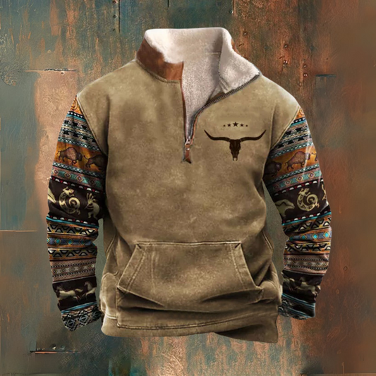 RODEO — Casaco de Meio-Zip Outono-Inverno