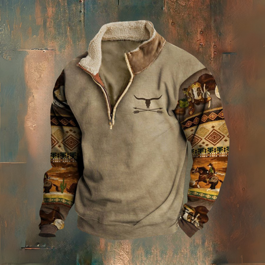 RODEO — Casaco de Meio Zíper Outono-Inverno