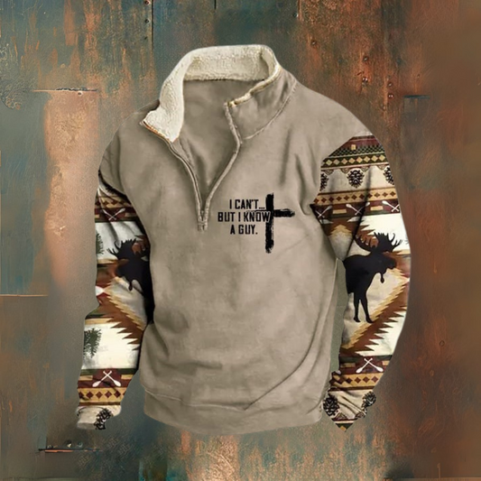 RODEO — Casaco de Meio-Zip para Outono-Inverno