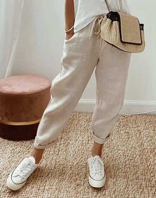 Elin linnen broek