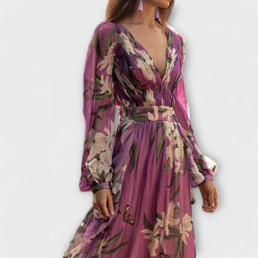 Cláudia™ - Vestido maxi elegante de alta qualidade