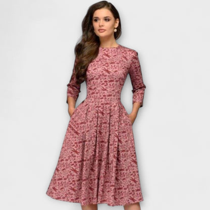 Carolina™ - Vestido elegante pelo joelho