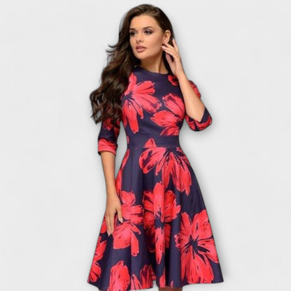 Carolina™ - Vestido elegante pelo joelho