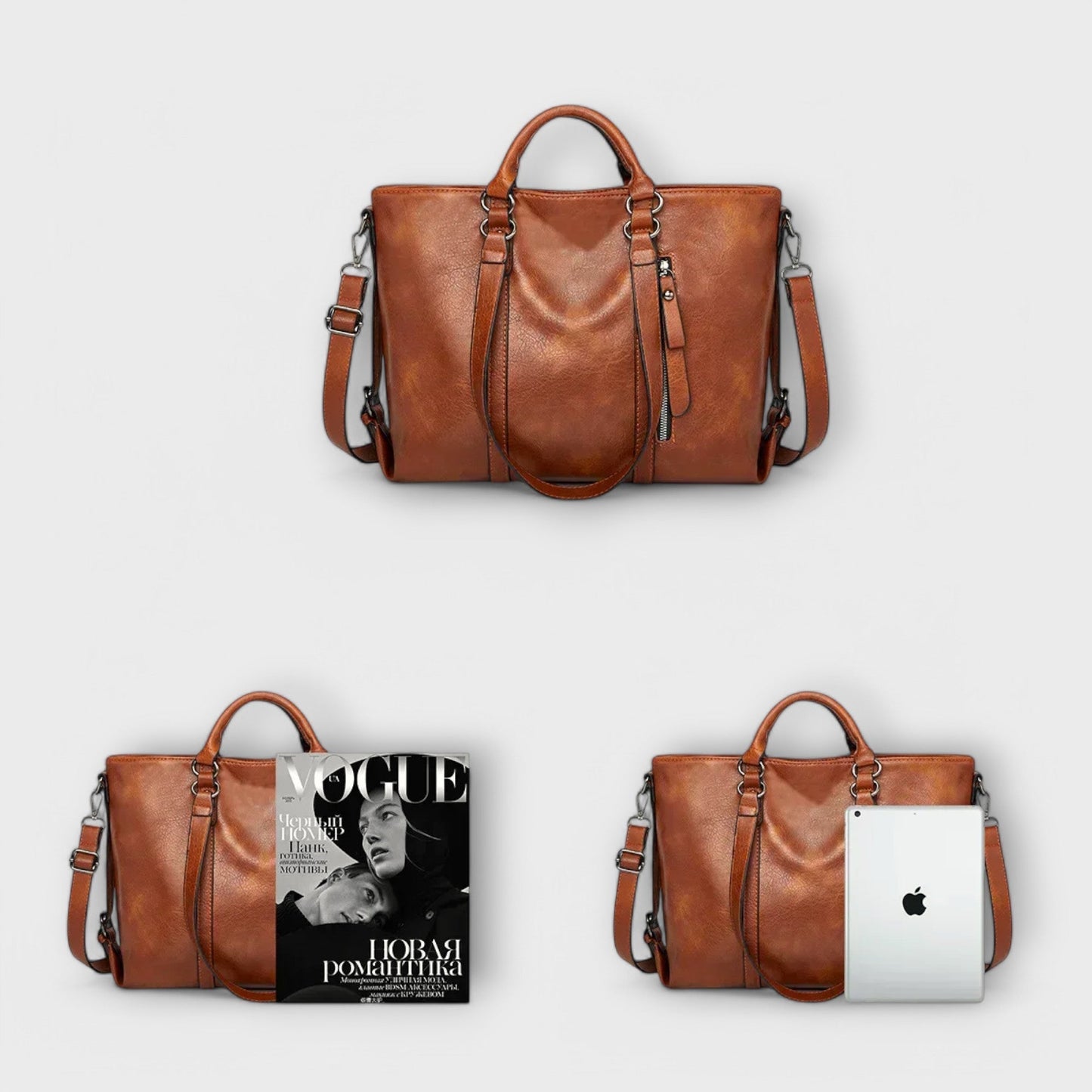 Maria™ - Saco grande em pele