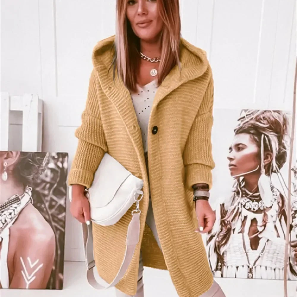 Cristina™ - Casaco de Malha Elegante