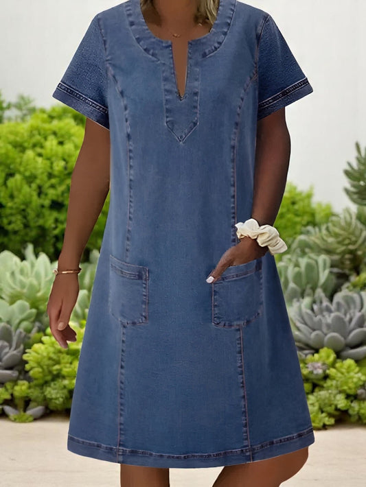 Gilja™ | Abito Casual in Denim
