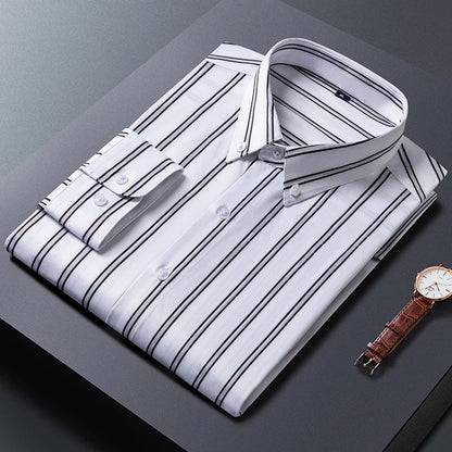 Luxonova - Elegant Striped Men's Shirt