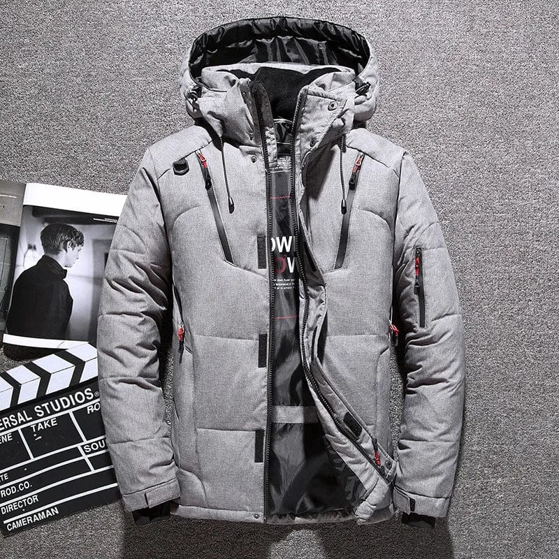 Deman™ - Mountain East Casaco Puffer de Plumas