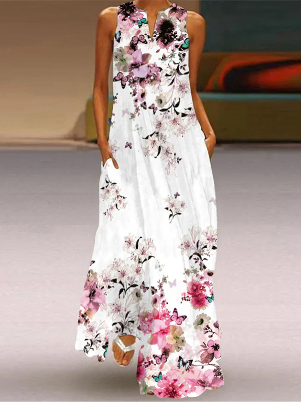 Aurelia™ - Abito A-Line Butterfly Bloom