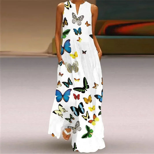 Aurelia™ - Abito A-Line Butterfly Bloom