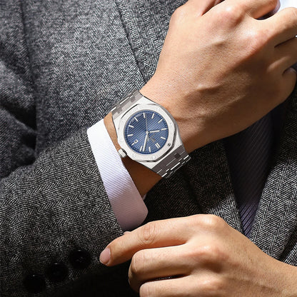 Relógio Masculino de Luxo com Data Luminosa
