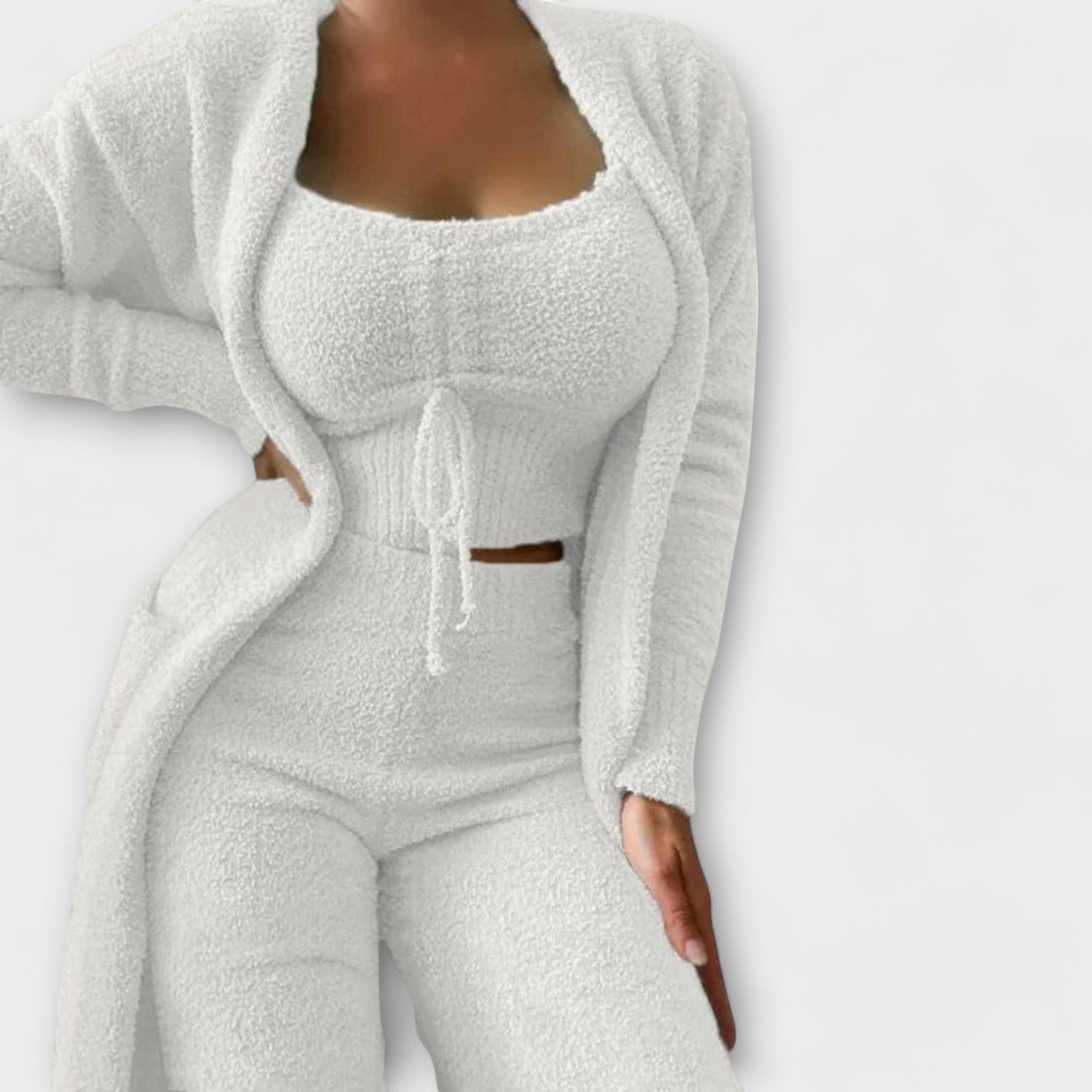 Raquel™ - Conjunto de Pijama de 3 Peças