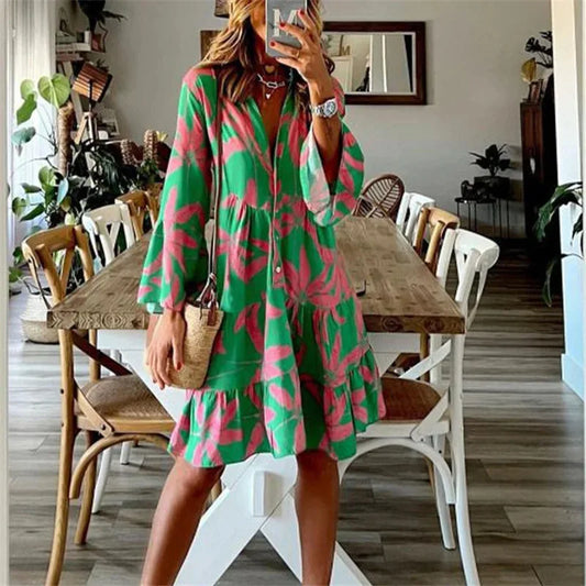 Everlen™ - Abito Midi Boho Bloom